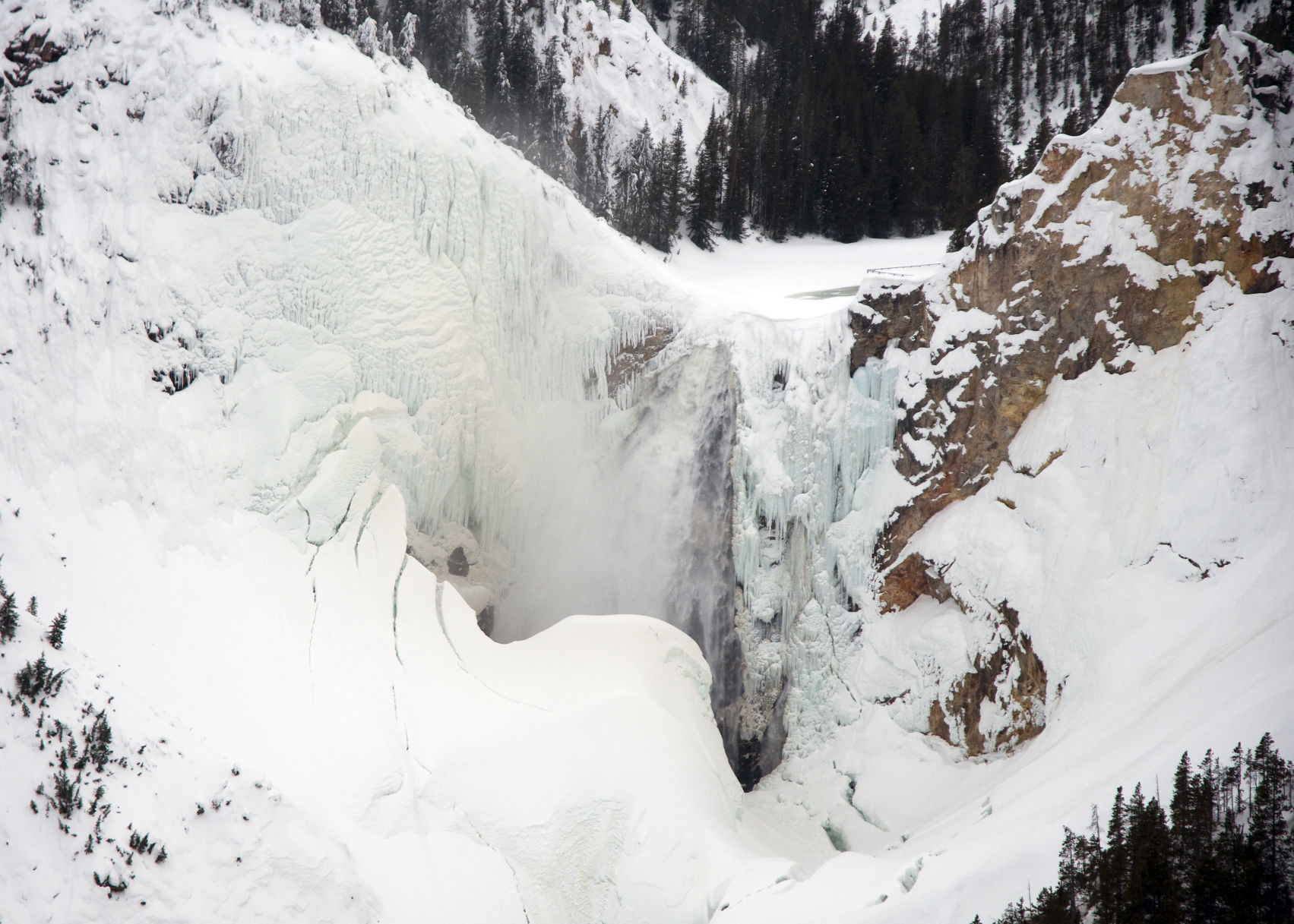 Lower Falls in the Grand Canyon of the Yellowstone